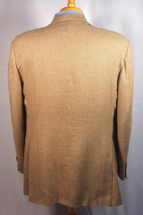 Polo Ralph Lauren Tan Houndstooth Suit - Sz 44R