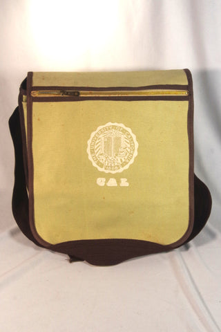 University of California Berkeley Pocketed Foldover Canvas Tote