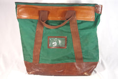 Roomy Vintage Green Hibernia Bank Bag