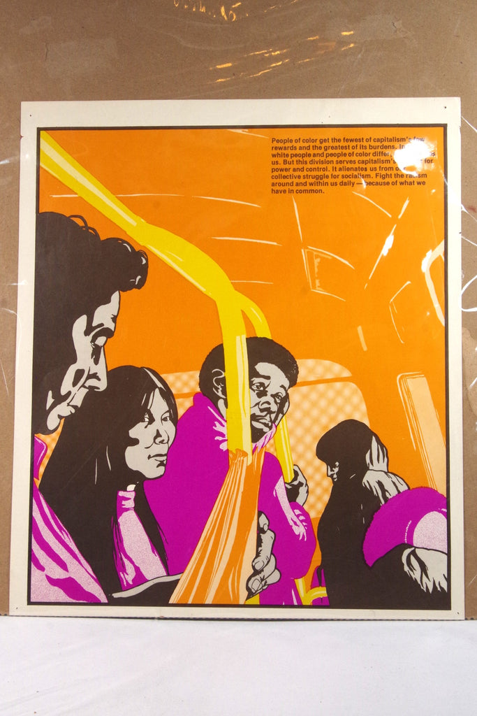 Vintage "Fight the Racism" Pop Art Print