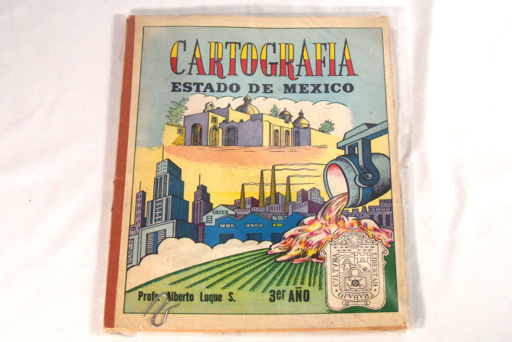 Vintage "Cartografia Estado de Mexico" Book