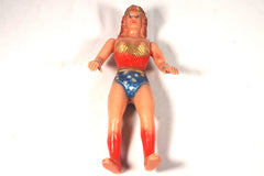Large Vintage "Bootlek" Mexican Superhero Action Figures