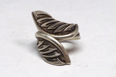Leafy Open Vintage Taxco Sterling Silver Ring