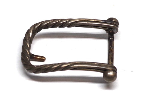 Lovely Tane Twisting Sterling Silver Belt Buckle