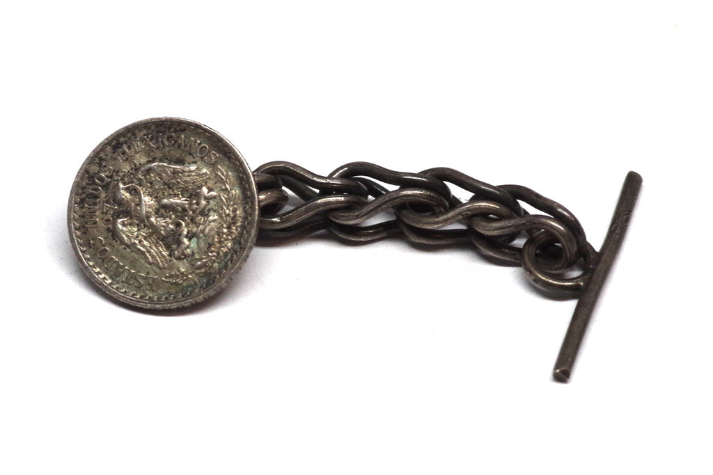 Vintage Mexican Peso Lapel Pin