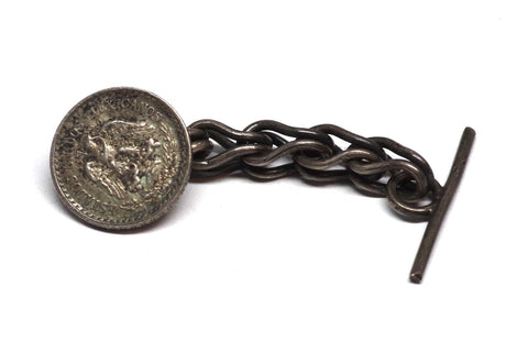 Vintage Mexican Peso Lapel Pin