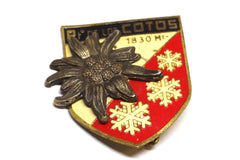 Vintage Puerto de los Cotos Skiing Souvenir Pins