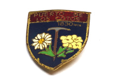 Vintage Puerto de los Cotos Skiing Souvenir Pins