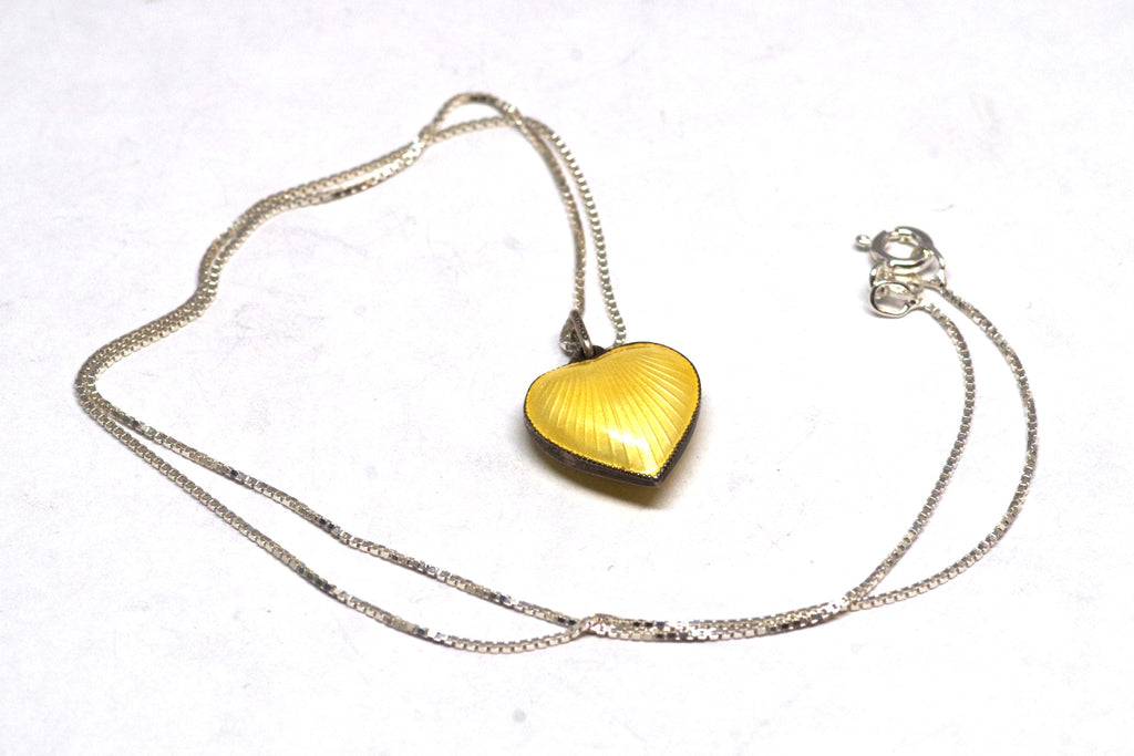 Beautiful Vintage Mexican Heart Pendant