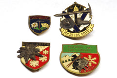 Vintage Puerto de los Cotos Skiing Souvenir Pins