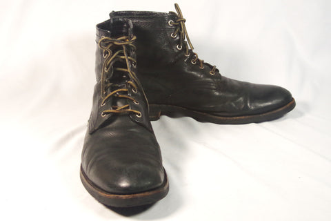 Classic Frye Mexican Black Leather Boots - Size 13D