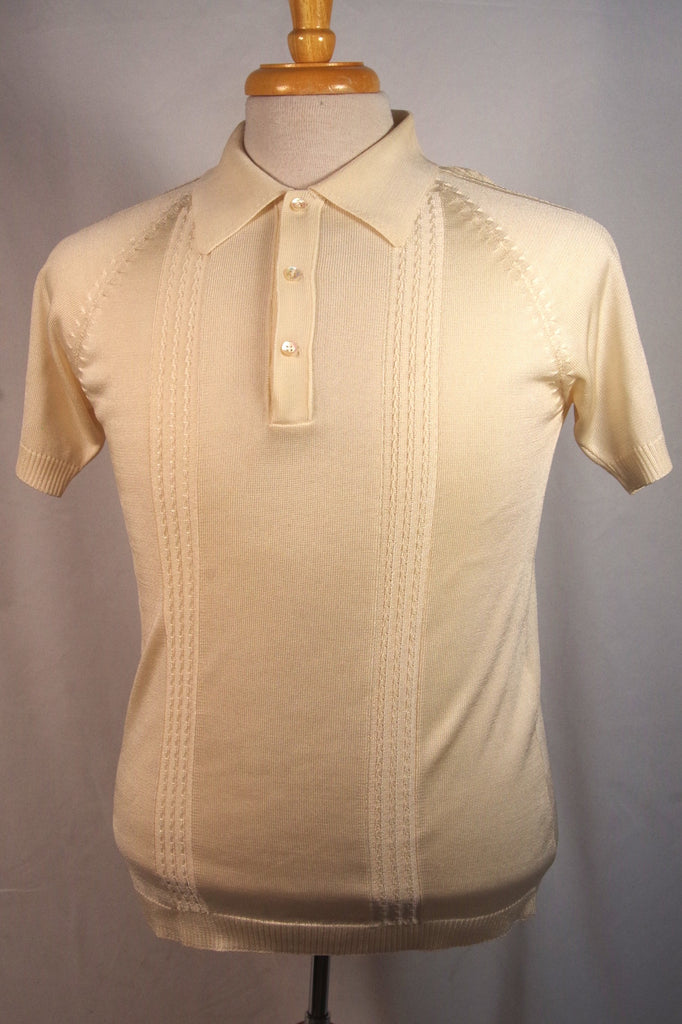 Incredible Mexican Eggshell Nylon Shirt - Sz ~38