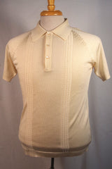 Incredible Mexican Eggshell Nylon Shirt - Sz ~38