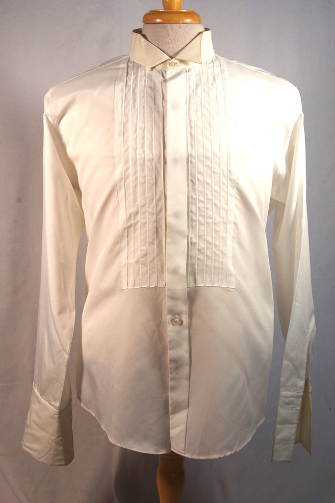 Stunning Givenchy-Tagged Bespoke Tuxedo Dress Shirt - Sz 16.5