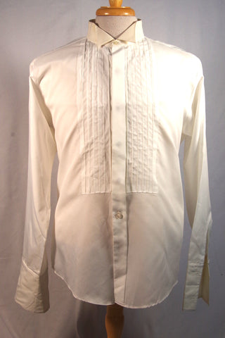 Stunning Givenchy-Tagged Bespoke Tuxedo Dress Shirt - Sz 16.5