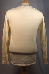 Shuttle Notes Master Cloth White Henley Shirt - Sz 4 (~46)