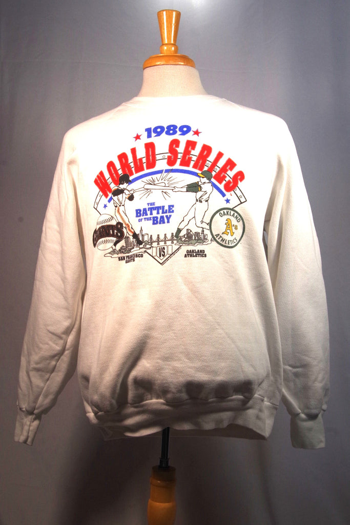 1989 "Battle of the Bay" World Series Giants-As Sweatshirt - Sz XL