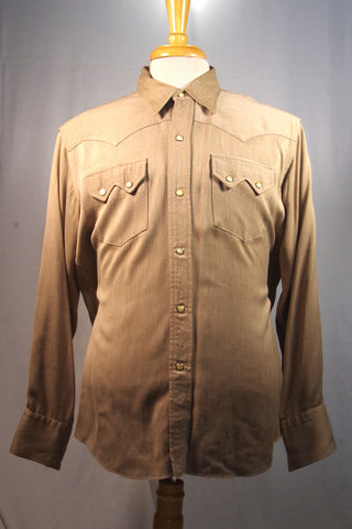 Authentic Western Ranchwear Mother-of-Pearl Snap Button Shirt - Sz 16