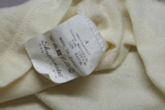 Shuttle Notes Master Cloth White Henley Shirt - Sz 4 (~46)