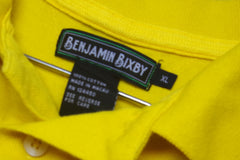 Benjamin Bixby (Andre 3000) Yellow Cotton Men's Polo Shirt - Sz XL