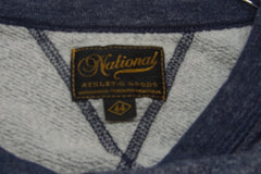 National Athletic Goods Canadian-Made Blue Cotton Sweatshirt - Sz 44