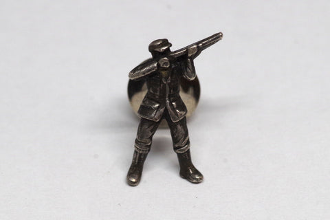 Dapper Hunter Silver Tie Pin