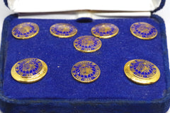 Set of University of California, Berkeley Ben Silver Blazer Buttons