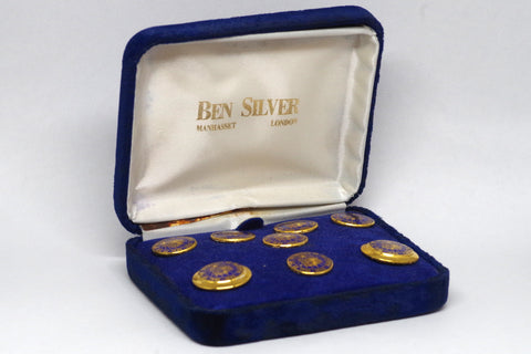 Set of University of California, Berkeley Ben Silver Blazer Buttons