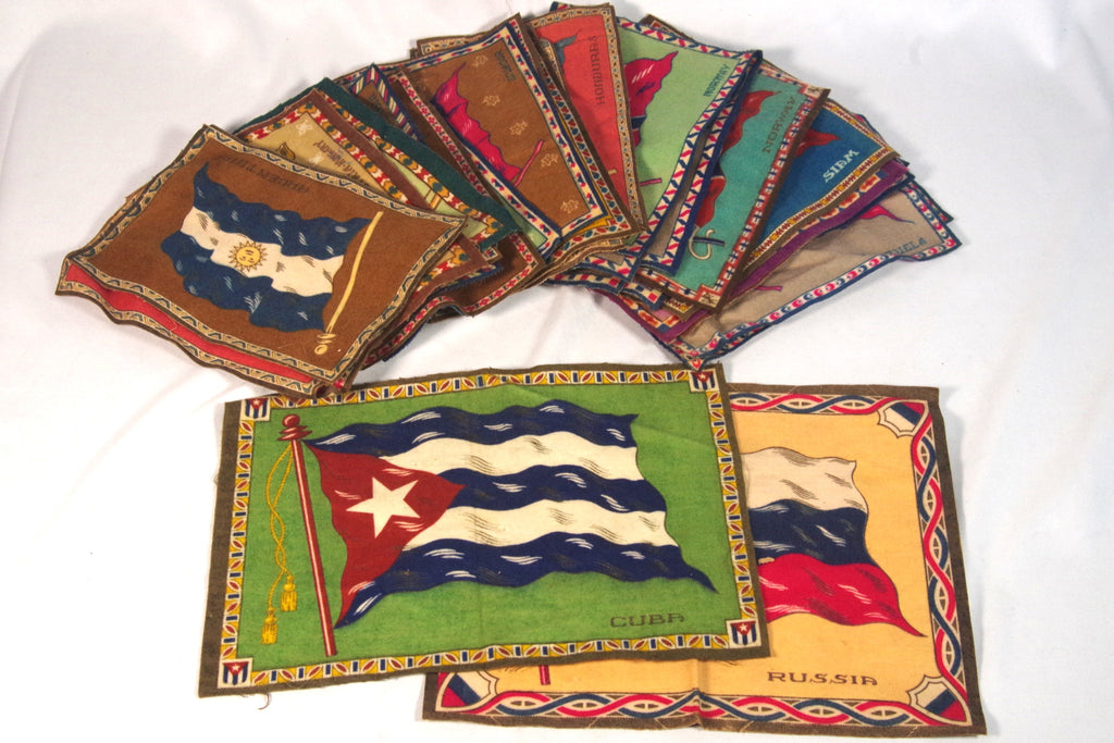 Early 20th Century Flag Tobacco Rugs