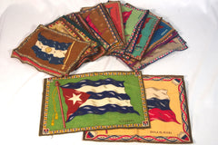 Early 20th Century Flag Tobacco Rugs