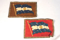 Early 20th Century Flag Tobacco Rugs