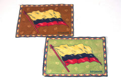 Early 20th Century Flag Tobacco Rugs