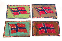 Early 20th Century Flag Tobacco Rugs