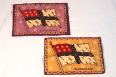 Early 20th Century Flag Tobacco Rugs