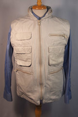 Vintage Banana Republic Light Cotton Photographer Vest - Size L