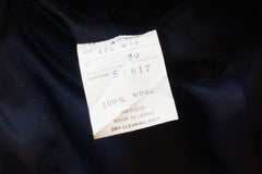 Sleek G.B. Harb & Son Japanese Hand-Tailored Navy Blue Wool Suit - Sz 42L