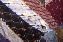 Magnificent 1930s-1940s Silk Necktie Crazy Quilt