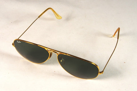 Classic Ray-Ban B&L USA Golden Aviator Sunglasses