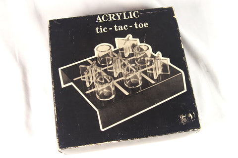Retro Acrylic Tic-Tac-Toe by Handiform Set