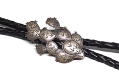 Incredible Kit Carson Prickly Pear Sterling Silver Bolo Tie