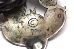 Incredible Kit Carson Prickly Pear Sterling Silver Bolo Tie