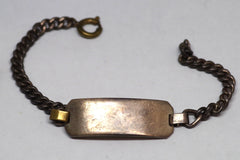 Classic Vintage Silver ID Bracelet