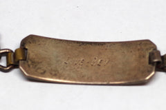 Classic Vintage Silver ID Bracelet
