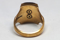 1956 10kt Gold Jostens Inc. Central High School Ring