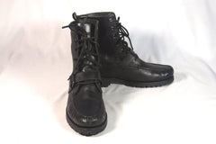 Ralph Lauren Polo Black Belted Ranger Boots - Size 10.5D