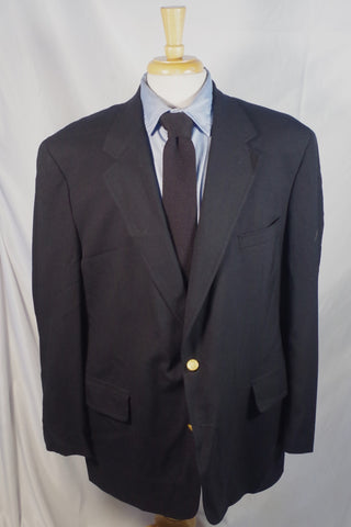 Gorgeous Navy Blue Brooks Brothers Brooksease Blazer - Sz 46R