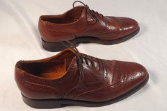 Elegant Ralph Lauren Polo English Leather Wingtips - Size 9D