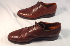 Elegant Ralph Lauren Polo English Leather Wingtips - Size 9D