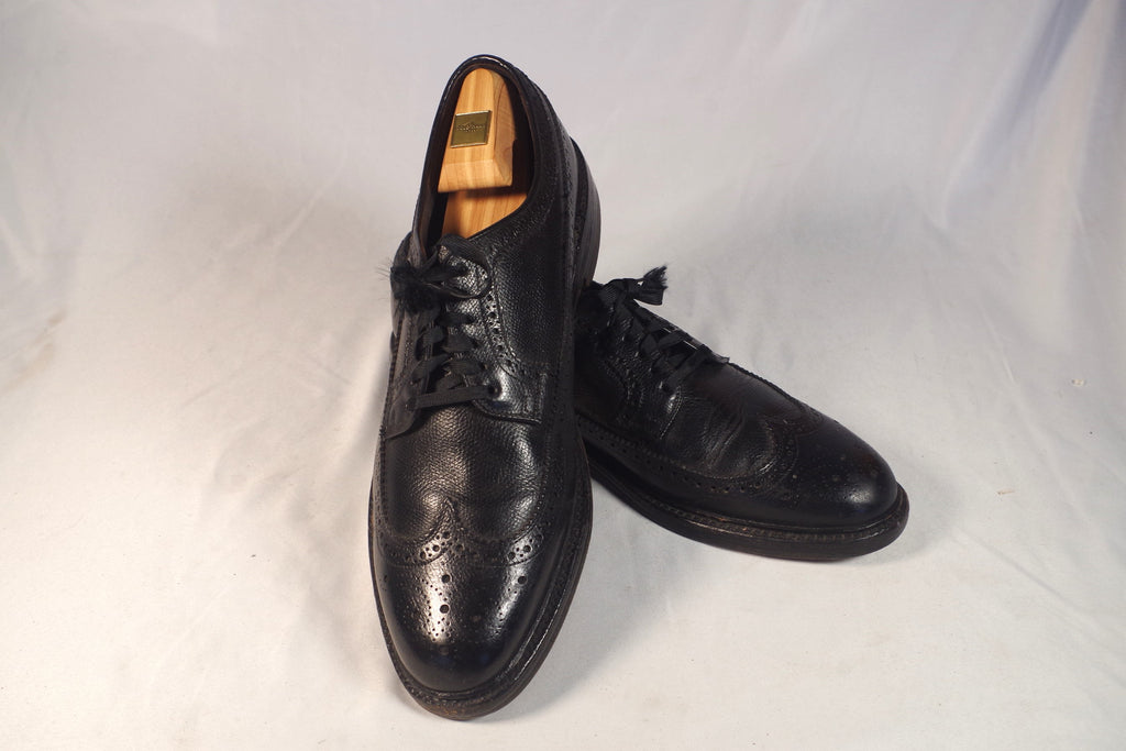 USA-Made Bostonian Black Leather Gunboats USA-Made Bostonian Black Leather Gunboats