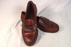 Cabela's Stitched Toe Leather Penny Loafers - Size 12M